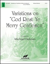 Variations on God Rest Ye Merry Gentlemen Handbell sheet music cover